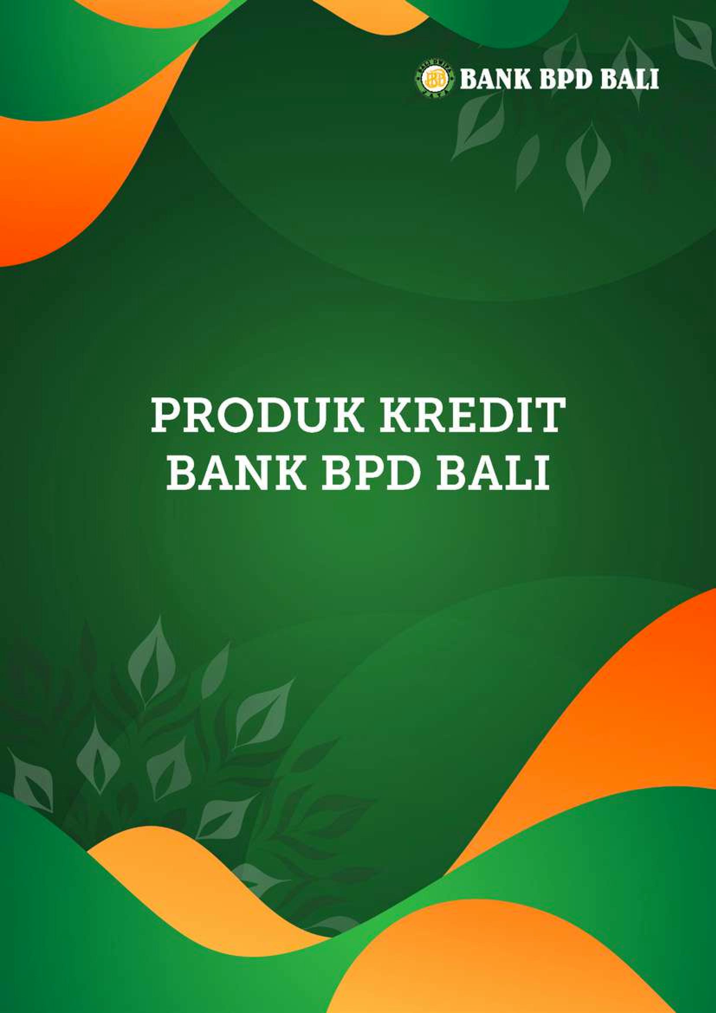 Cover E-Book Kredit BPD Bali
